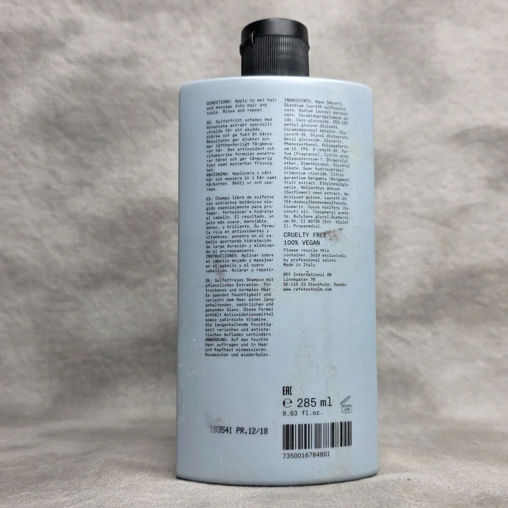 REF Intense Hydrate Shampoo 9.63 oz Stockholm Sweden‎